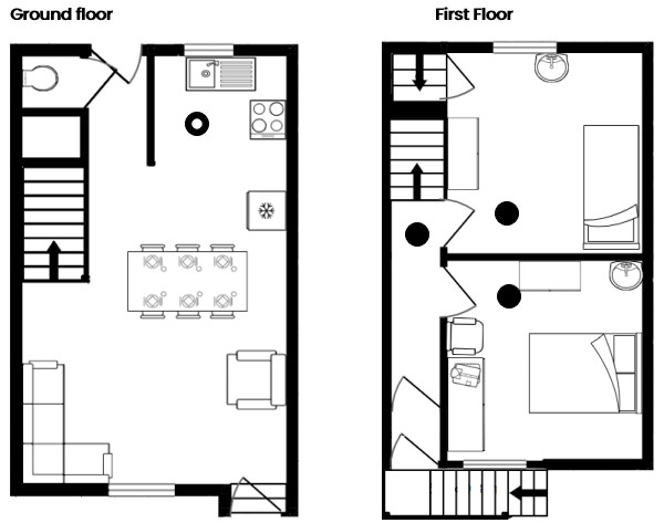 Hollies Cottage Floor plan