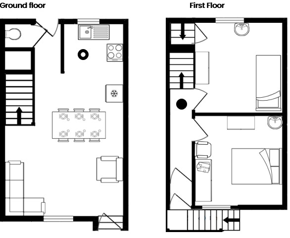 Hollies Cottage floor plan