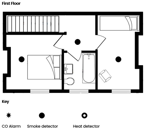 The Bolthole floor plan