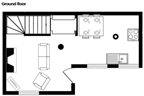 The Bolthole floor plan