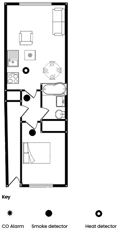 13 Carrack Widden flats floor plan