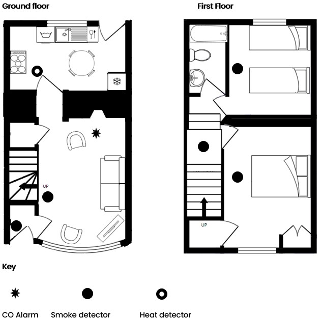 Courtyard Cottage floor plan