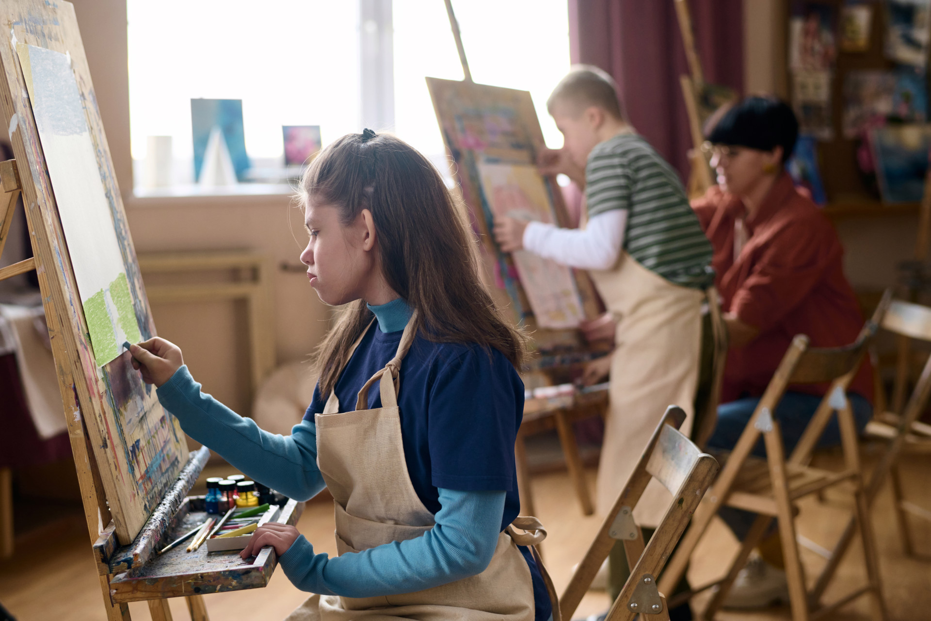 Painting workshop for kids St Ives