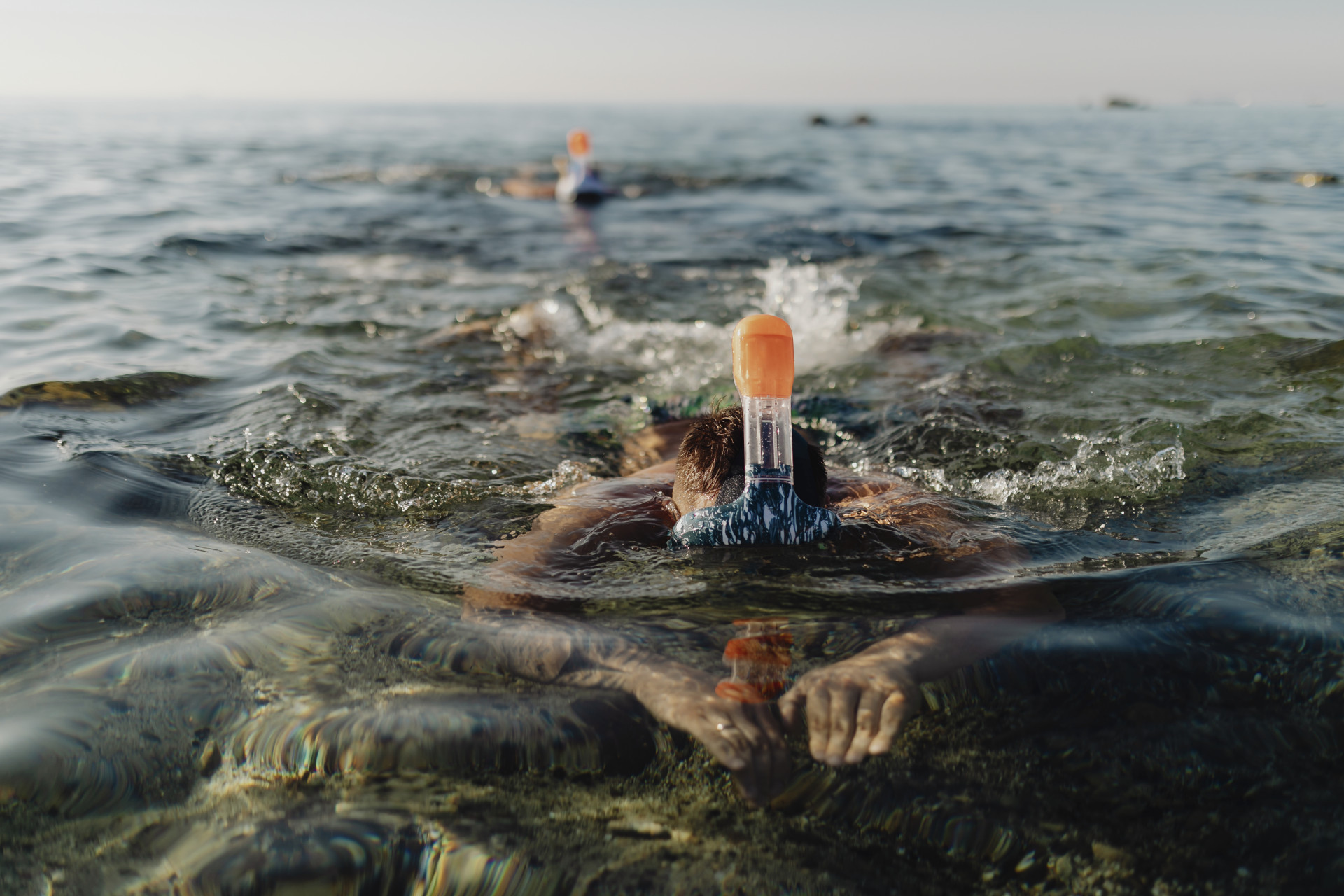 Snorkeling Man