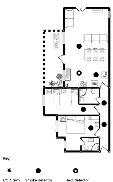 Flat 4, 10 Porthminster Terrace Floor plan