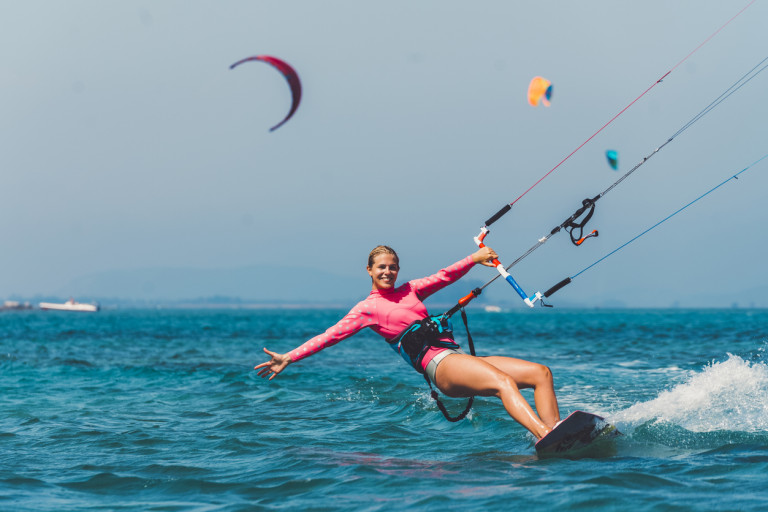Kitesurfing