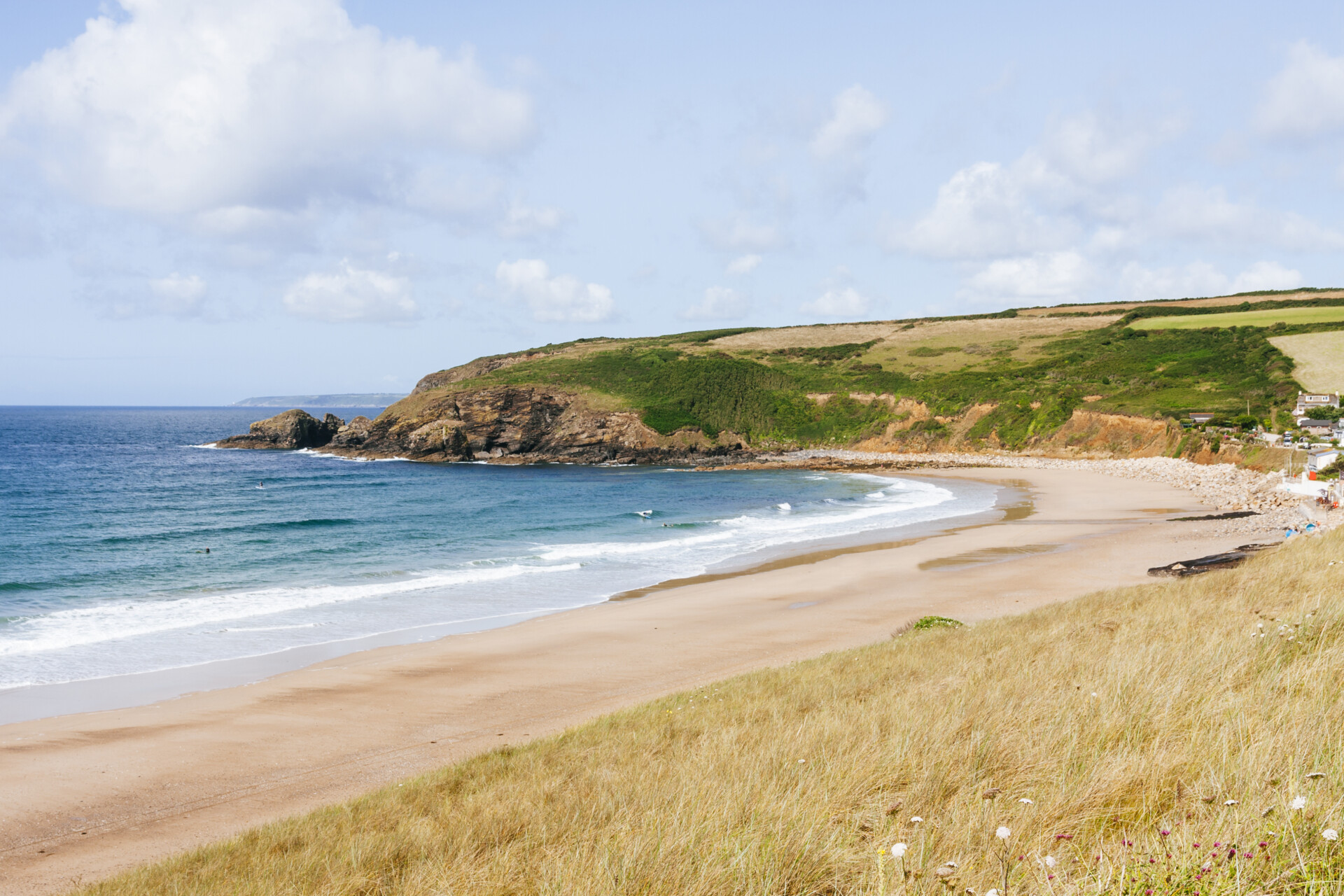 Praa Sands beach